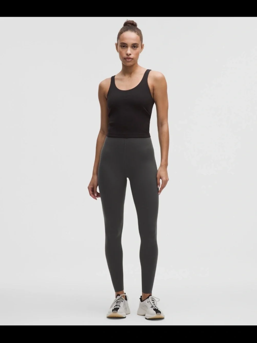 Lululemon glow up leggings, size 4, Charcoal, NWT